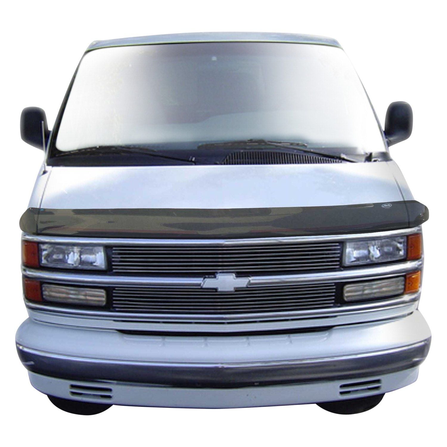 AVS® • 25037 • Bugflector II • Dark Smoke Hood Shield • Dodge Grand Caravan 08-10