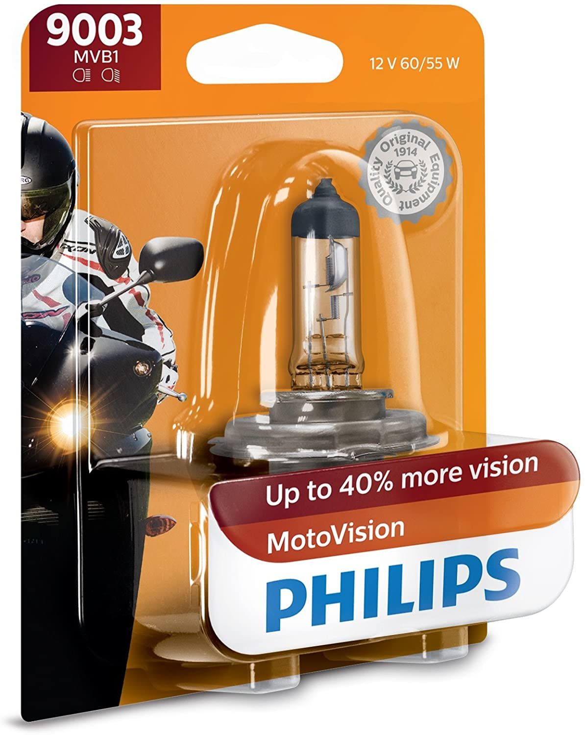 Philips MotoVision 9003 Pack of  1