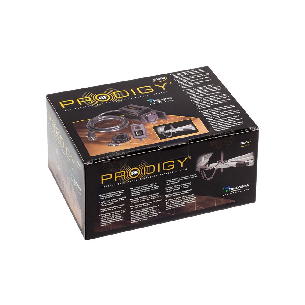 Tekonsha 902502 - Prodigy® RF Electronic Brake Control, for 1 to 3 Axle Trailers, Trailer Mounted, Proportional