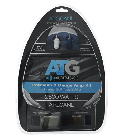 ATG ATG0-ANL - ATG Audio 0 Gauge Soft-Touch Amp Kit w/  ANL Fuseholder