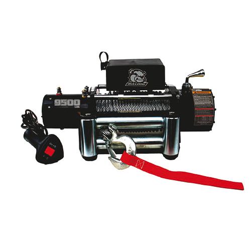Bulldog Winch 10042 - 9,5K Winch w/5.5hp Series Wound Motor with Rollers