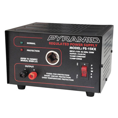 Pyramid PS15KX - Power Supply 10 Amp 13.8V