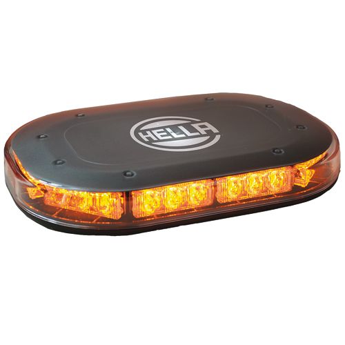 Hella H27996011 - 10" micro amber LED magnetic warning bar 12-24V