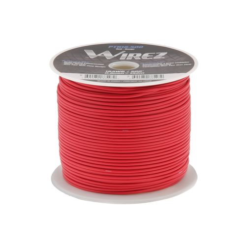 RED CABLE 18 GAUGE RED 500`