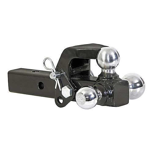 Buyers 1802279 - Tri-Ball Hitch With Pintle Hook For 2 Inch Hitch Receivers