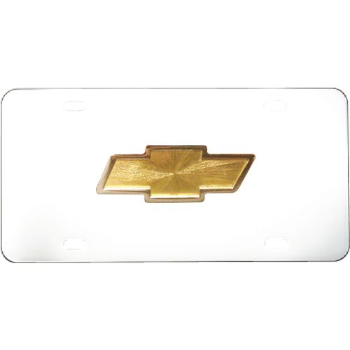 Stainless Steel Official Chevy Bow-Tie 3D License