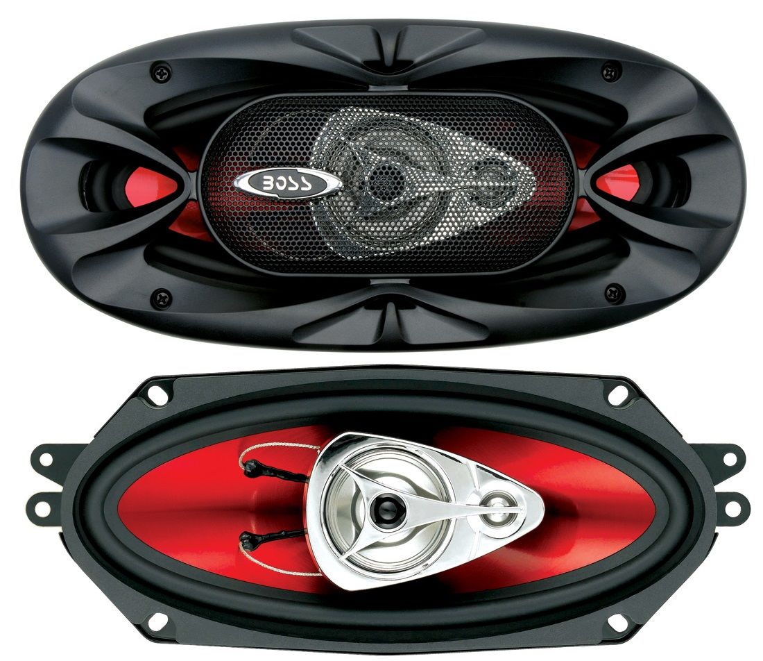 Boss CH4330 - Chaos Exxtreme 4" x 10" 3-Way 400W Full Range Speakers. (Sold in Pairs)