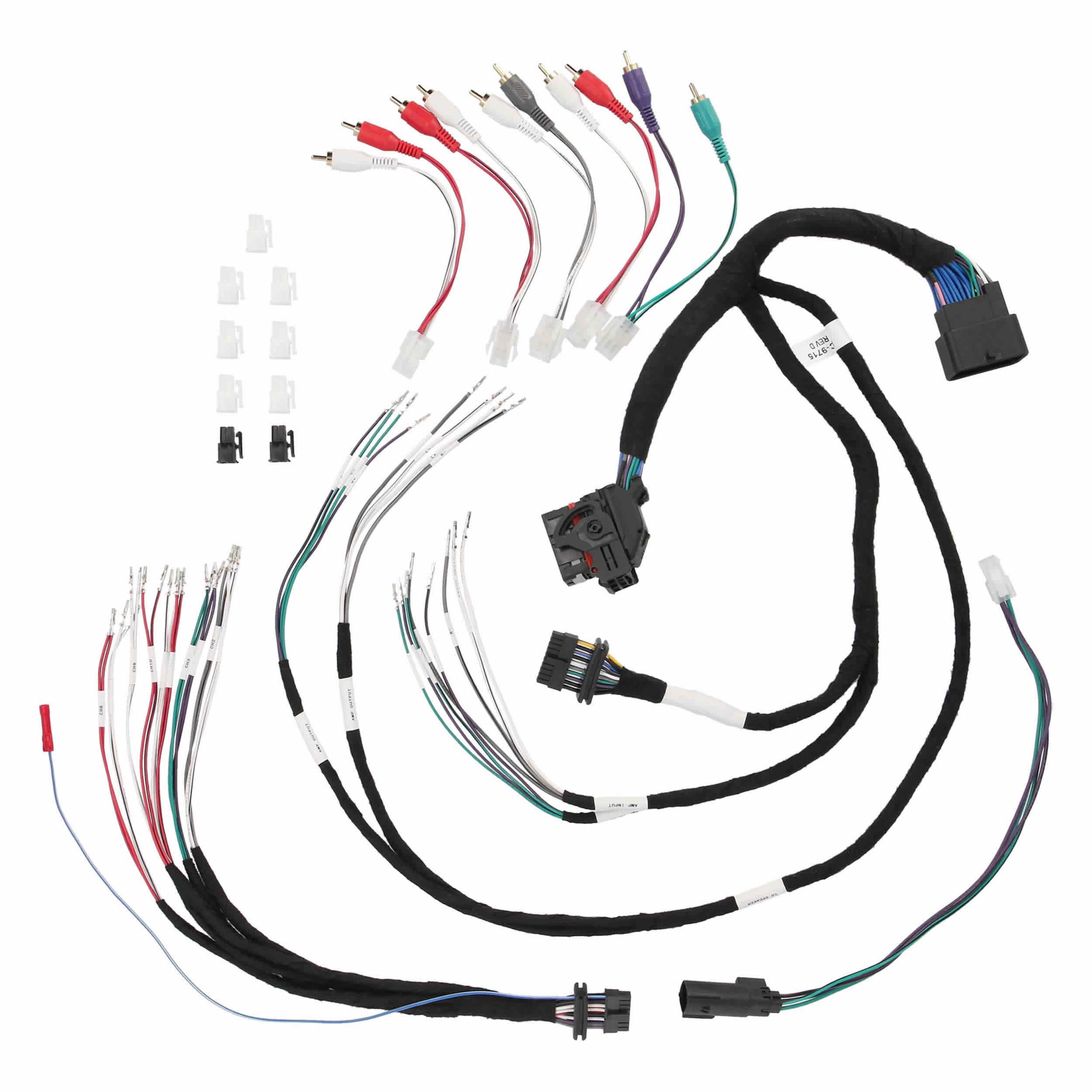 Metra BC-9715 - DSP and Add an Amp Harness For Harley-Davidson 14-21