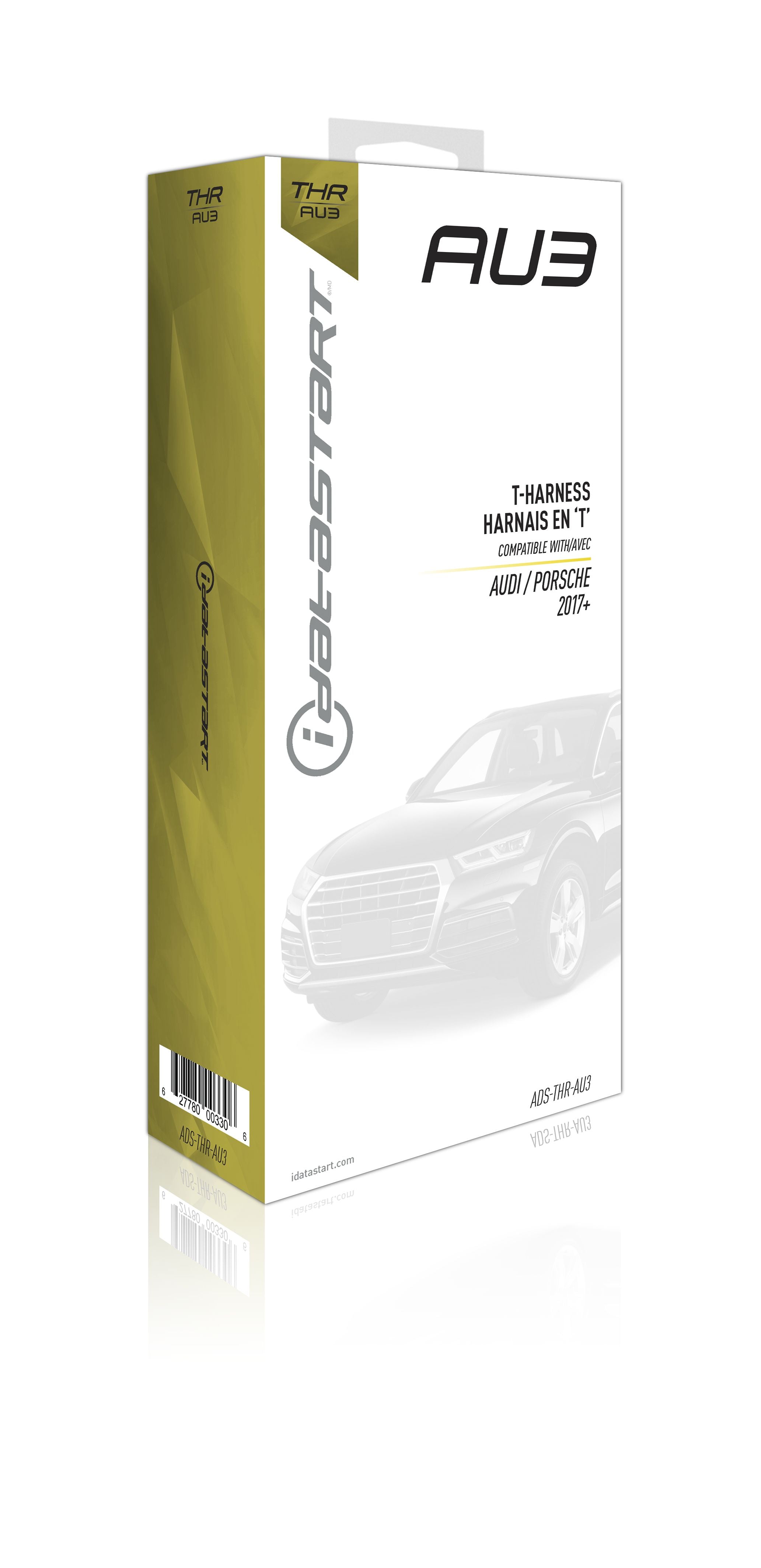 iDatastart ADS-THR-AU3 - Compatible T-Harness for Select Audi/Porsche/Volkswagen Models 08-20 (Push-to-Start Vehicules)