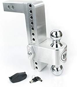 Weigh Safe CTB10-2 - Turnover Ball 10" Drop Hitch with 2" Shank