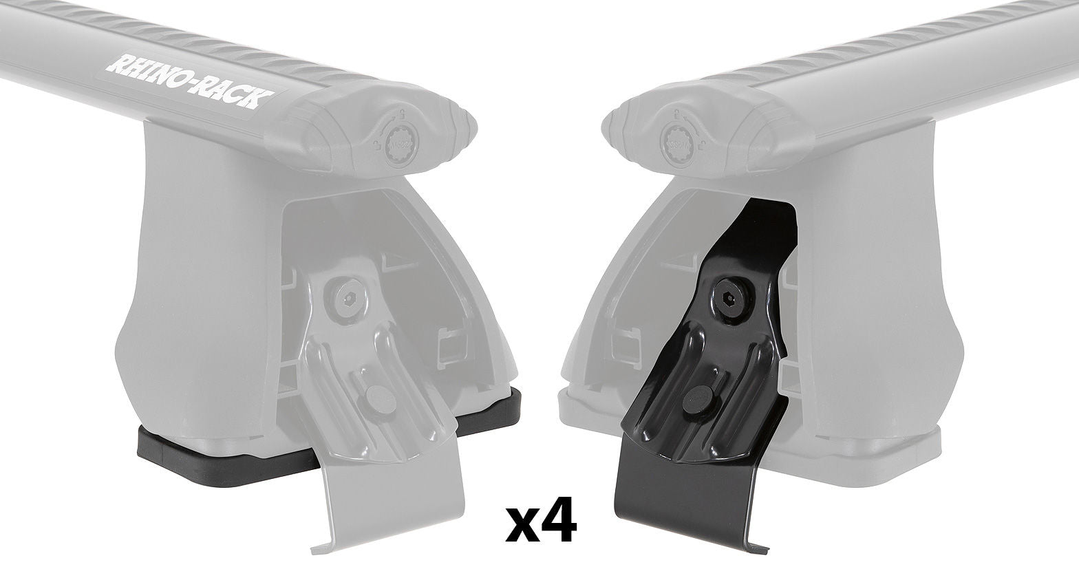 Rhino Rack DK512 - 2500 Fitting Kit (4 pads & 4 clamps) for Toyota Rav4 19-22