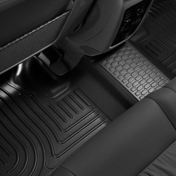 Husky Liners® • 98201 • WeatherBeater • Floor Liners • Black • First & Second Row