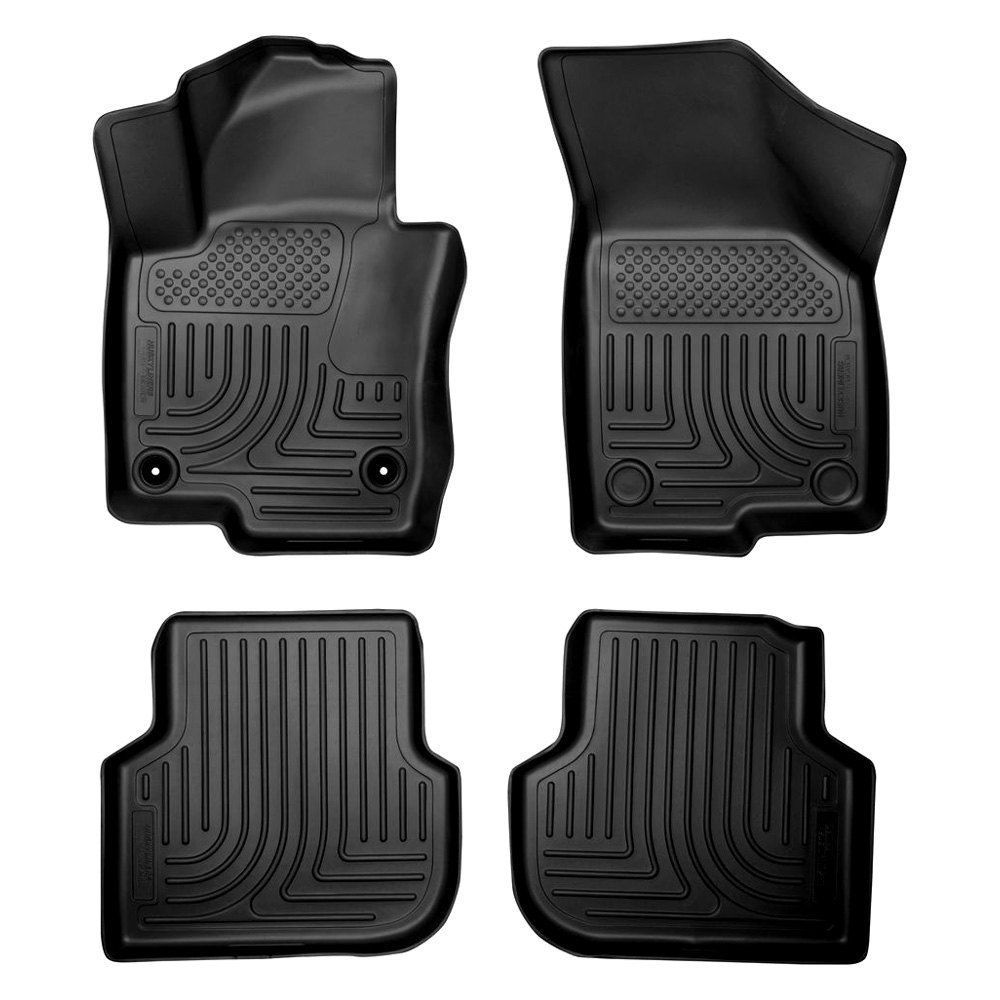 Husky Liners® • 98831 • WeatherBeater • Floor Liners • Black • First & Second Row