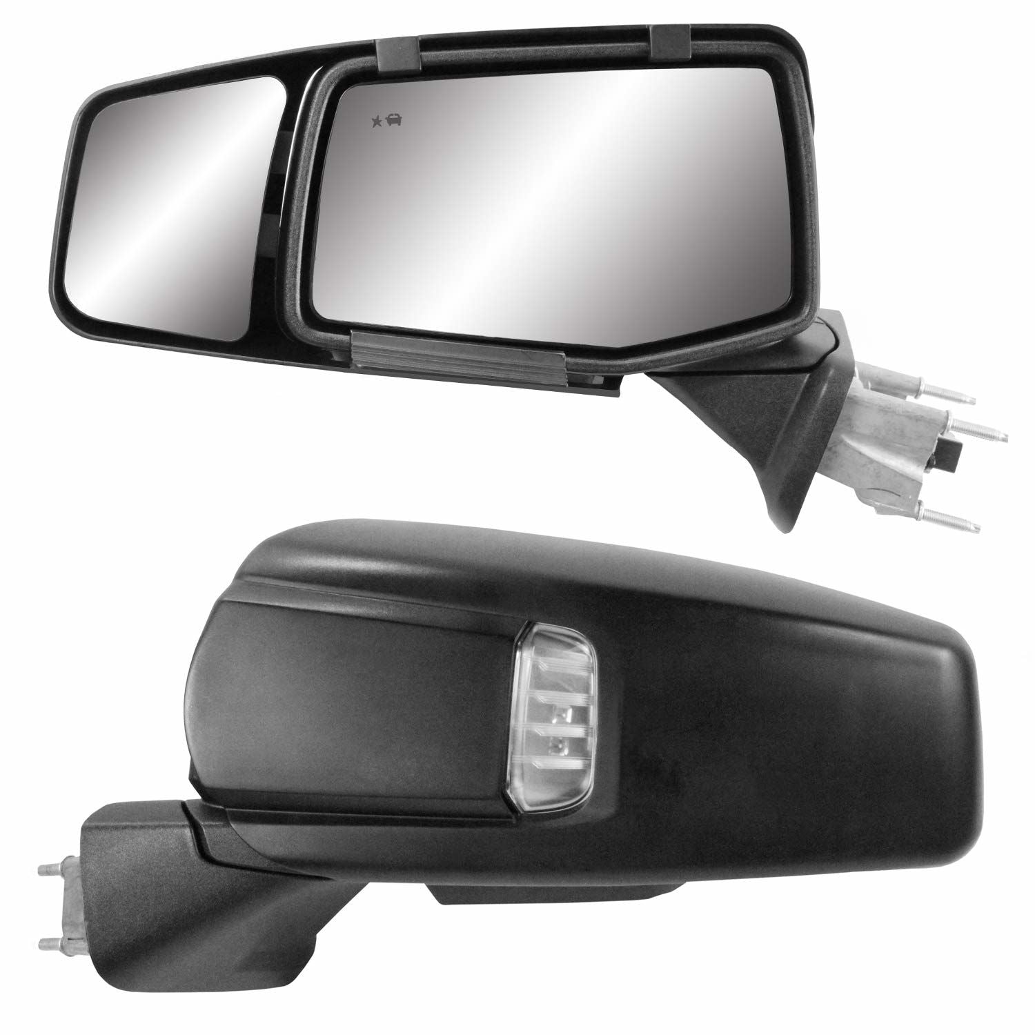 K-Source 80930 - Snap & Zap Towing Mirror (Pair) Chevy/GMC Silverado/Sierra 2019