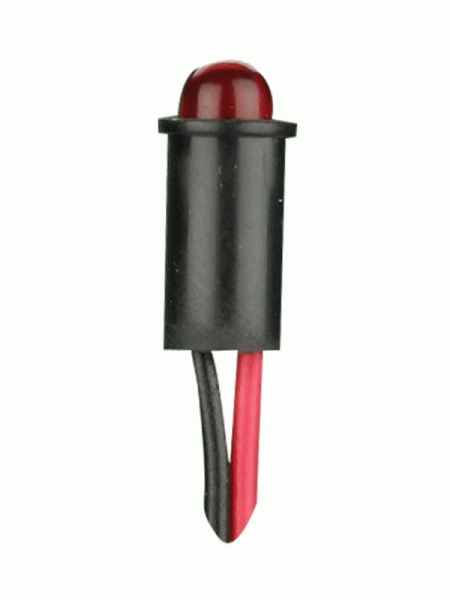 Metra LED-8R12 - 12V LED Indicator Housing Steady Red-Black Universal