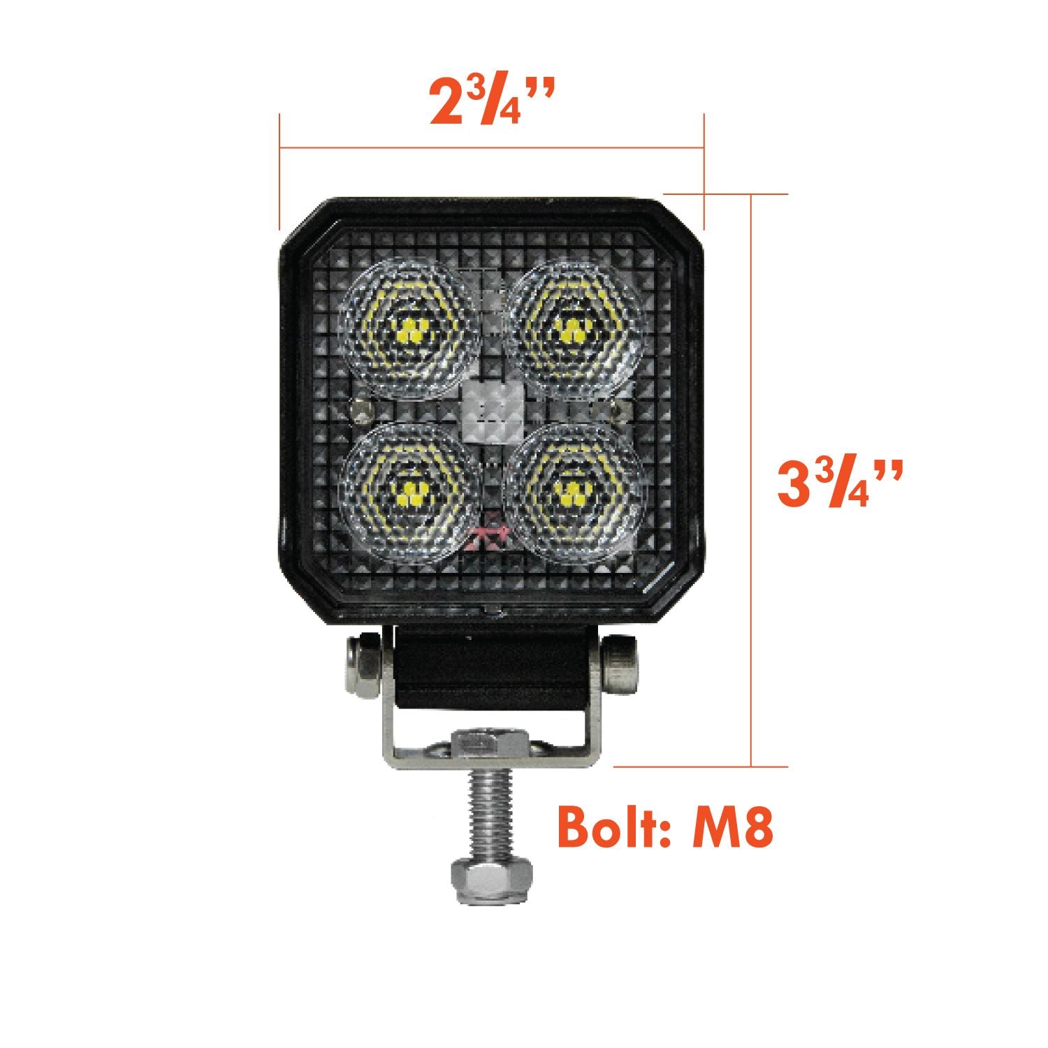 Uni-Bond LW3029-2K - Dual 3" Projector LED Lamp Kit - Ultra Series