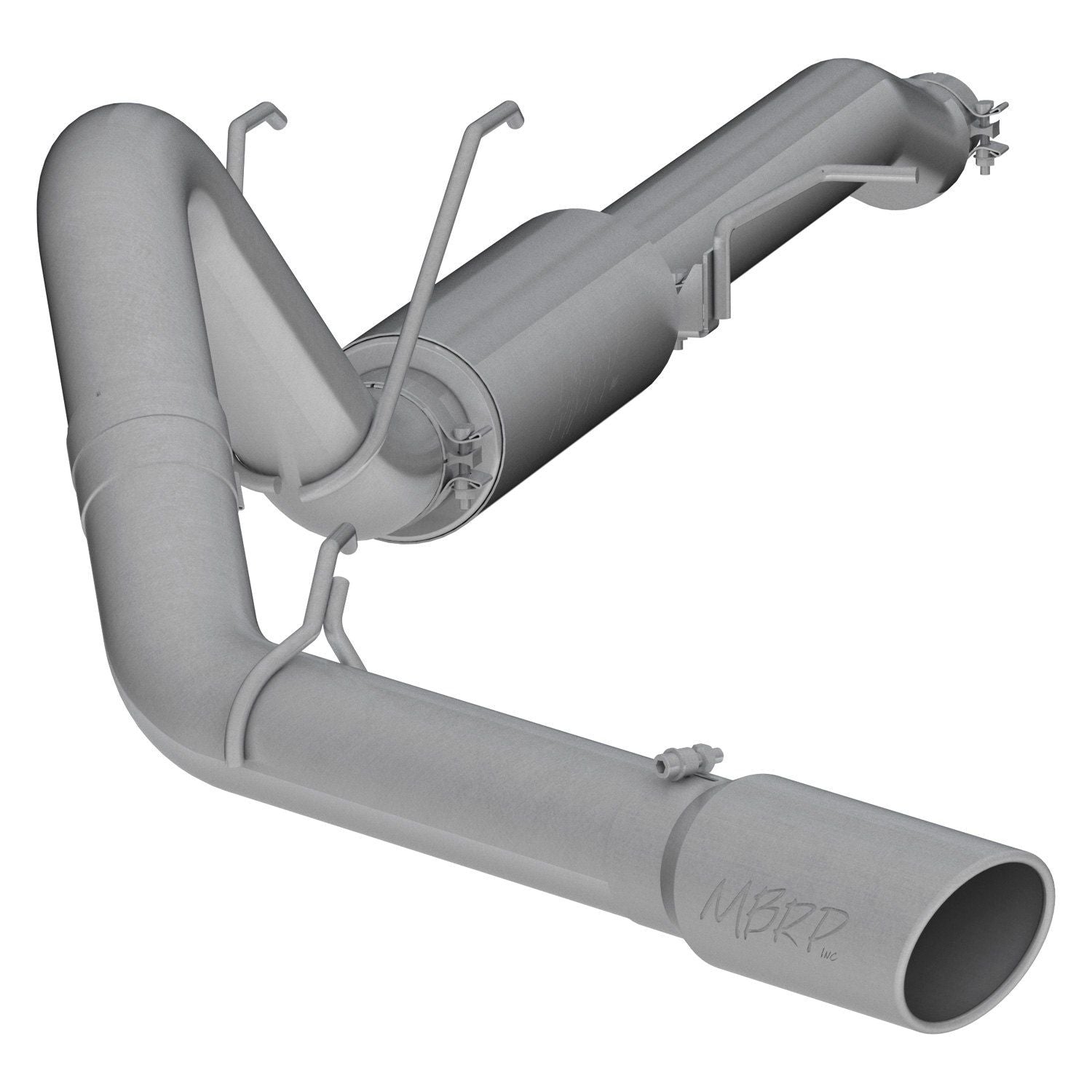 MBRP S5247304 - 4" Cat Back Single Side Exit Exhaust System T304 Stainless Steel for Ford F-250/F-350 Super/Crew Cab 6.2L/7.3L 17-22