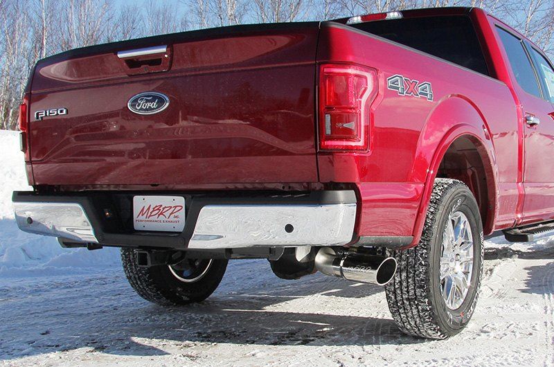 MBRP S5259409 - 4" Cat Back Single Exit Exhaust System Stainless Steel T409 for Ford F-150 2.7L/3.5L EcoBoost 15-20