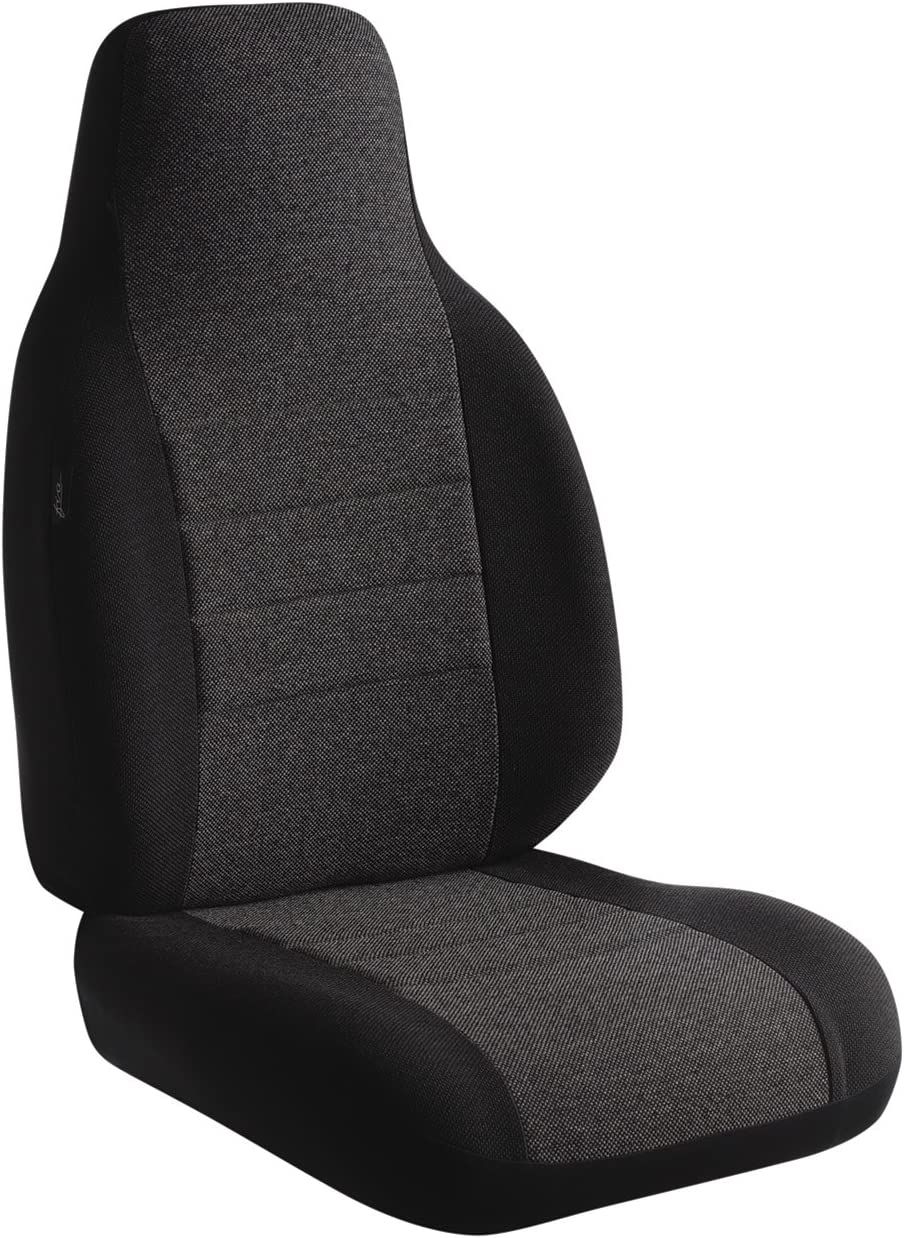 OE Front 40/20/40 Seat Cover Charcoal Silv/Sierra 1500 19-21