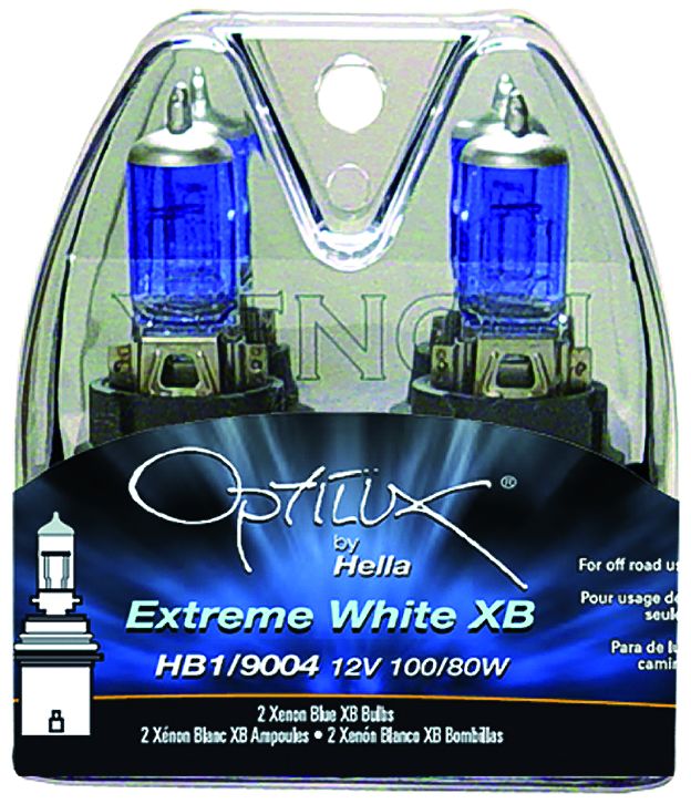 Hella H71070387 EXTREME WHITE XB HB5 9007 12V/100/80W bulb (2) White - Off-road use only