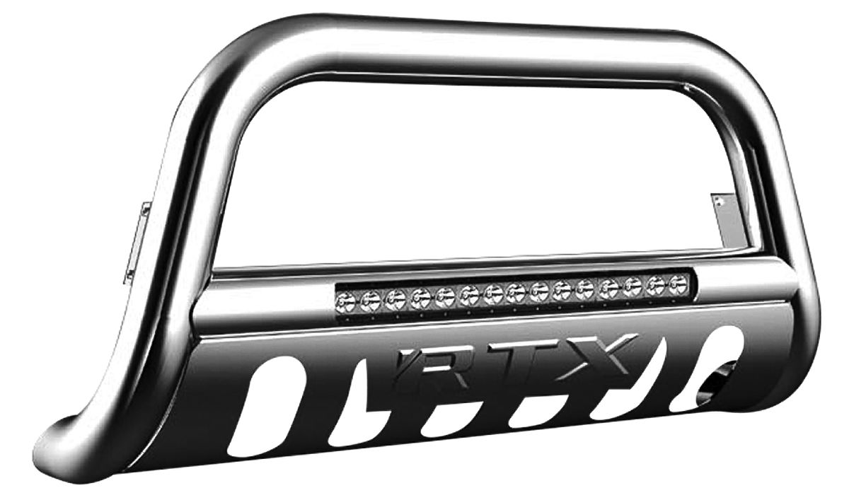 RTX RTX23007 - Stainless Steel Bull Bars With LED Ford F-250/350/450/550 Super Duty 11-16
