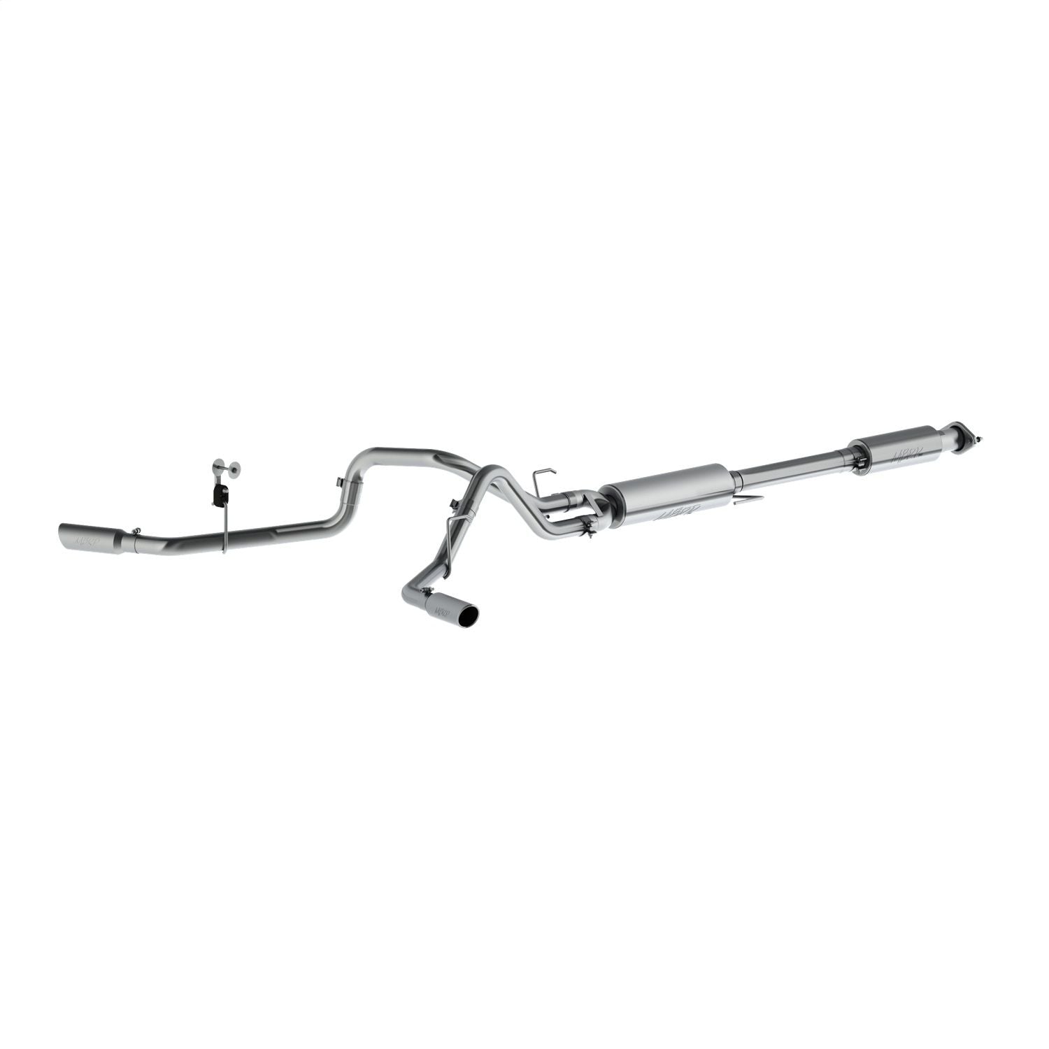 MBRP S5257409 - 2 1/2" Cat Back, Dual Side Exit, T409, 2015 - 2020 Ford F-150 5.0L