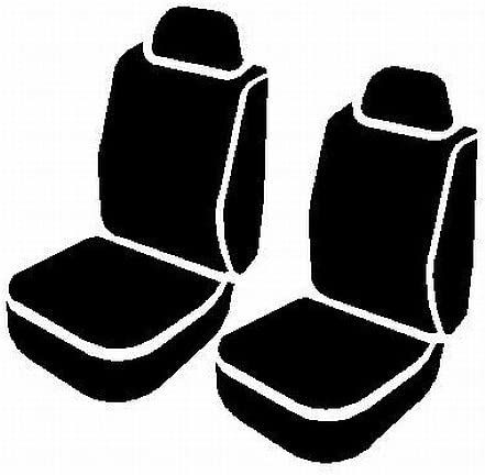 FIA® • SL69-43 BLK/BLK • LeatherLite • Soft Touch Simulated Leather Custom Fit Truck LeatherLite Seat Covers by Fia