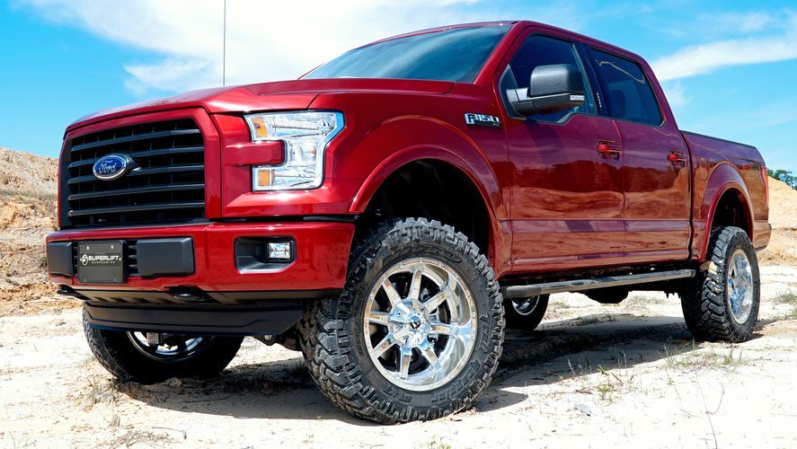 Superlift® • K126B • Suspension Lift Kit • 4.5"x 4.5" • Front and Rear • Ford F-150 4WD 15-20