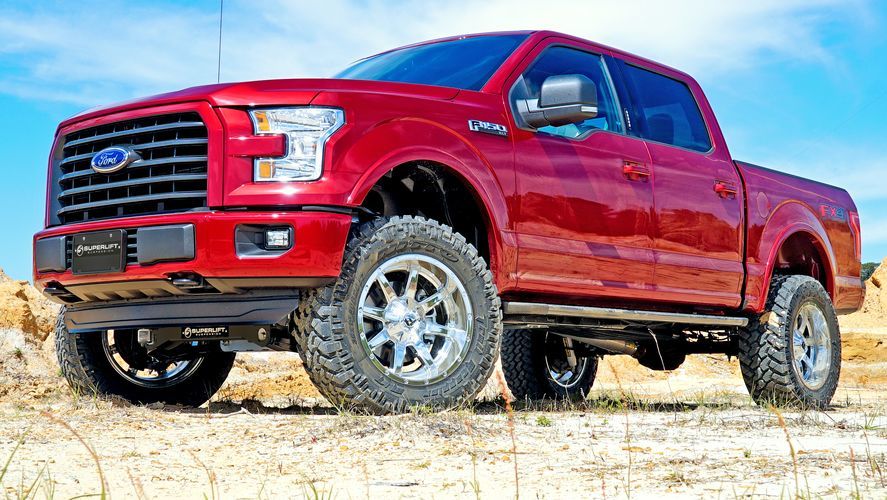 Superlift® • K126B • Suspension Lift Kit • 4.5"x 4.5" • Front and Rear • Ford F-150 4WD 15-20