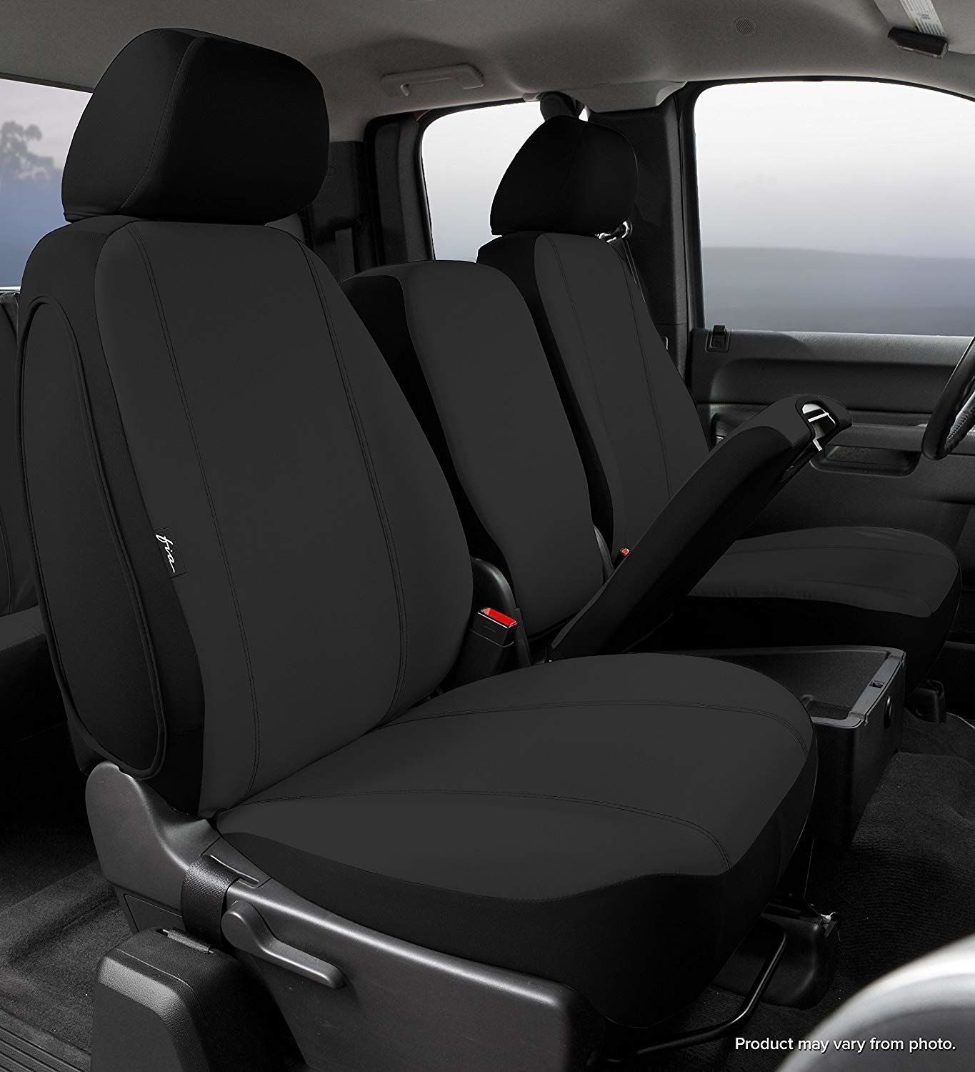 FIA® • SP87-24 BLACK • Seat Protector • Polyester custom fit truck seat covers for the heavy industrial user