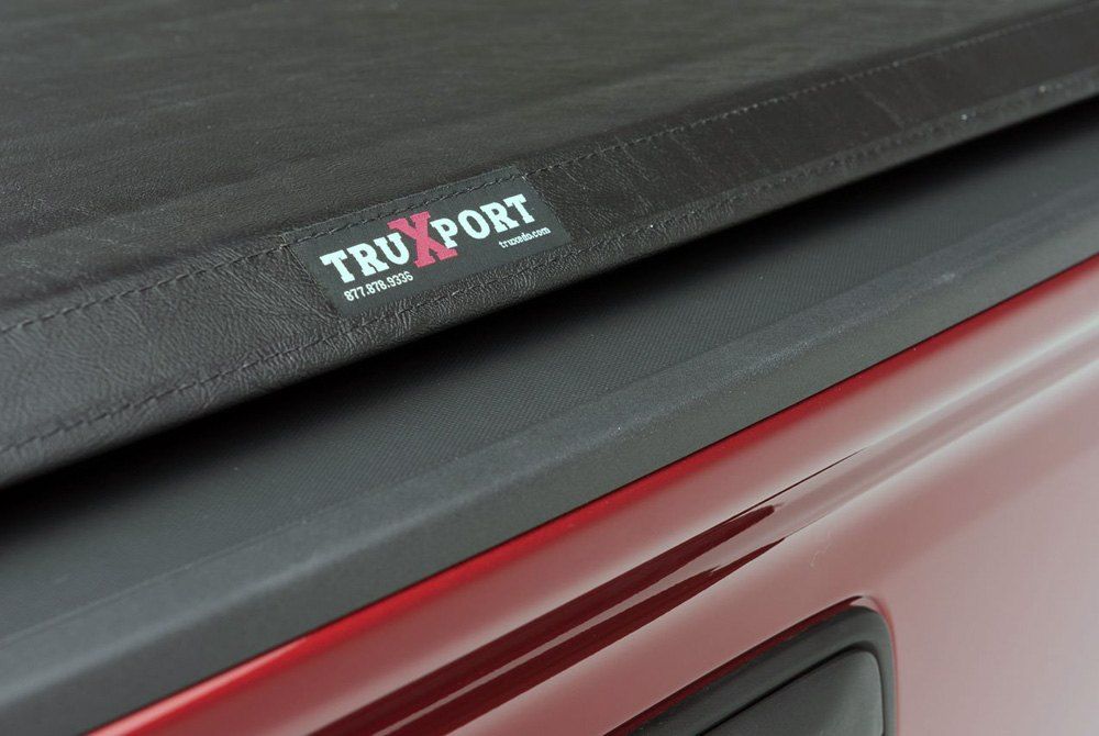 Truxedo® • 264001 • Truxport® • Soft Roll Up Tonneau Cover • Toyota Tundra 23 5'7" with Deck Rail System