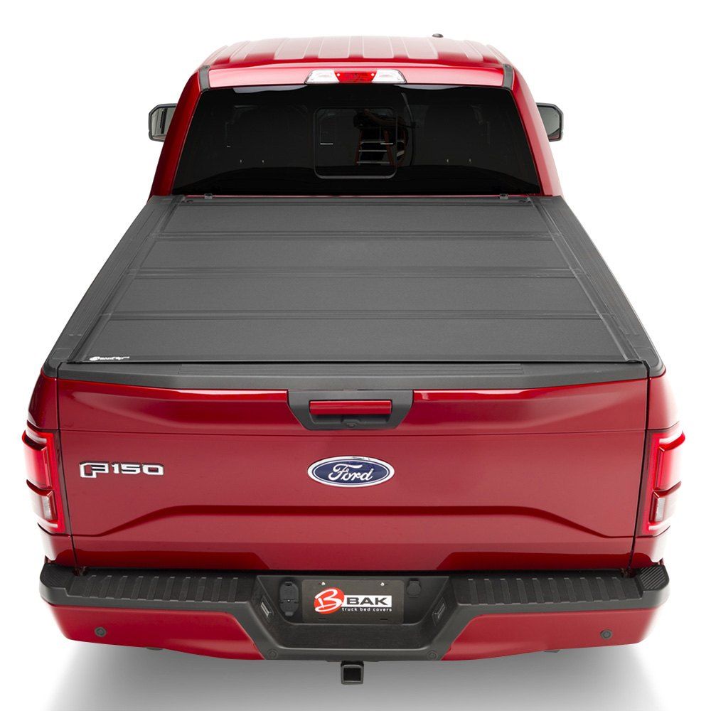BAK® • 448227RB • BakFlip MX4 • Premium Folding Tonneau Cover • Ram 1500 5'7" 19-22 with RamBox &amp; with or without Multifunction Tailgate