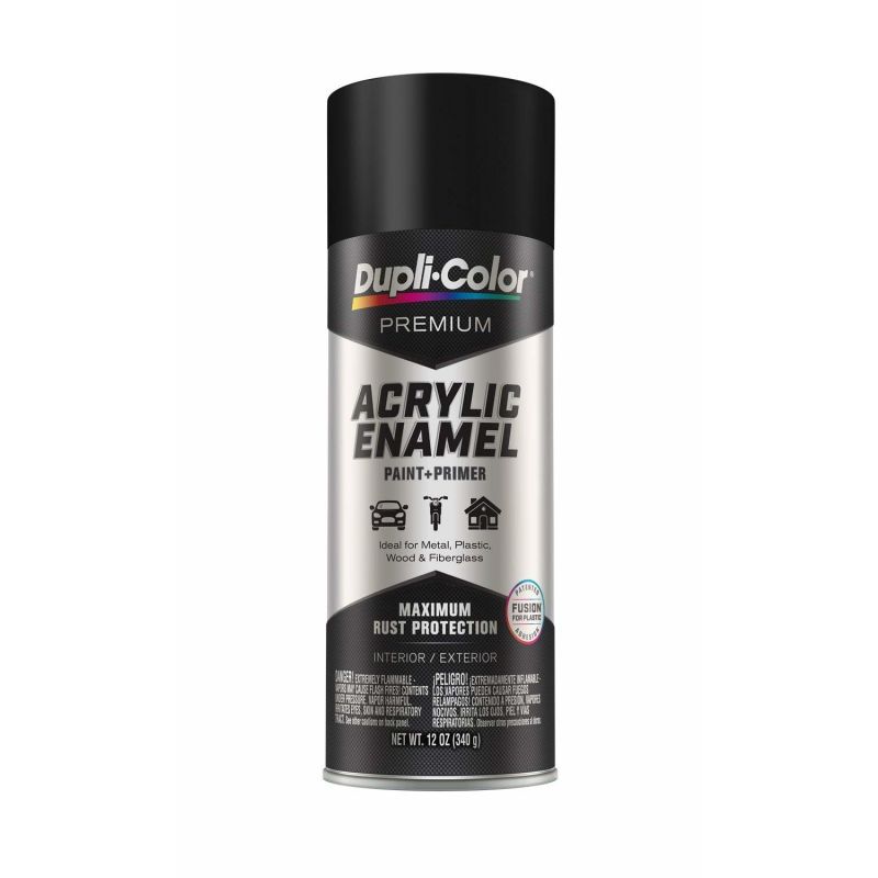 Dupli-Color CDA1605-6 - Black Acrylic Enamel Paint (6 Units) 340g