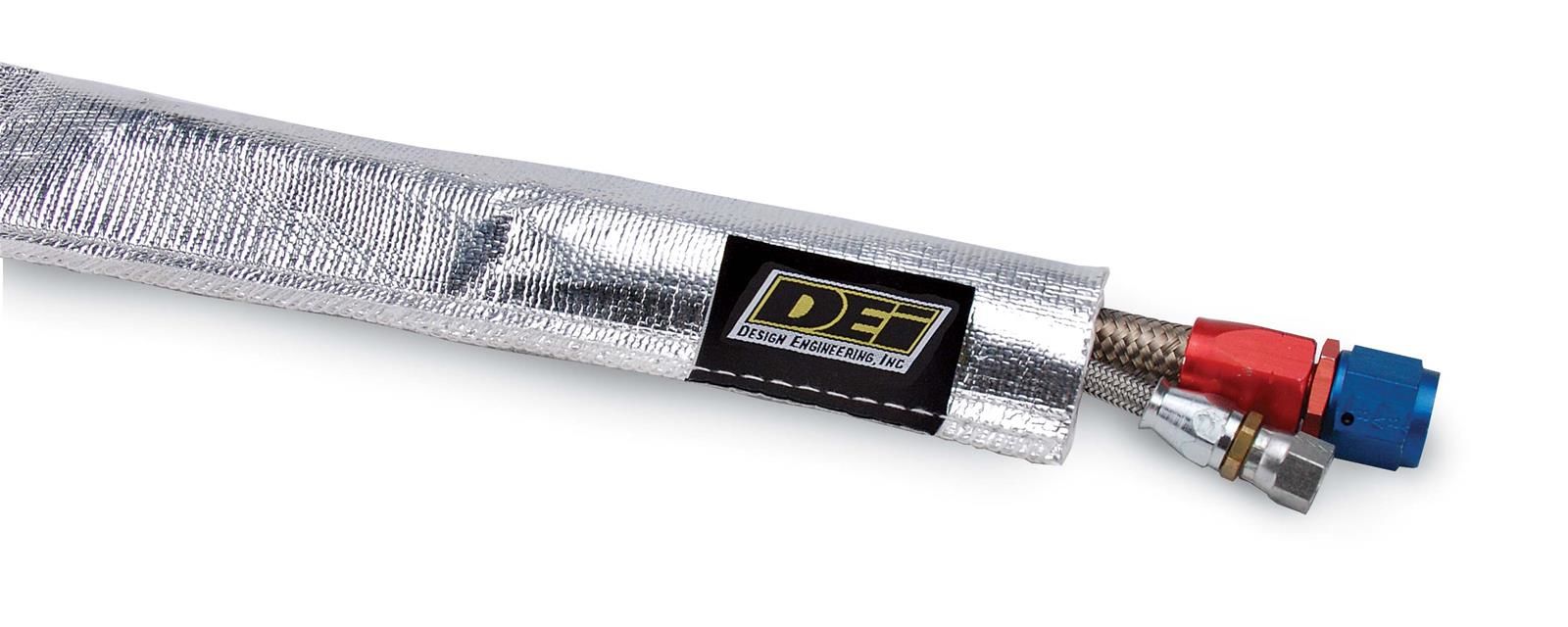 DEI 10404 - Heat Sheath, Aluminized Sleeving 1.25 in ID x 3ft