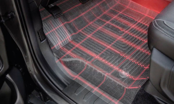 Husky Liners® • 52261 • X-Act Contour • Floor Liners • Black • First Row