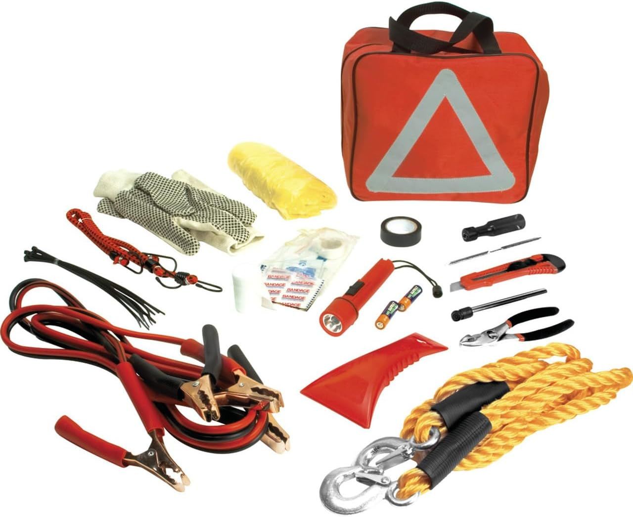 Performance Tool W1555 - Deluxe Roadside Emergency Assistance Kit with Jumper Cables